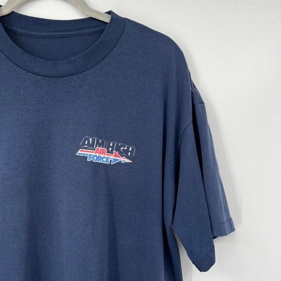 Destroyed Vtg Paper Thin Work T-Shirt Sun Wash Faded Distressed Single Stitch-Ai - Picture 1 of 6